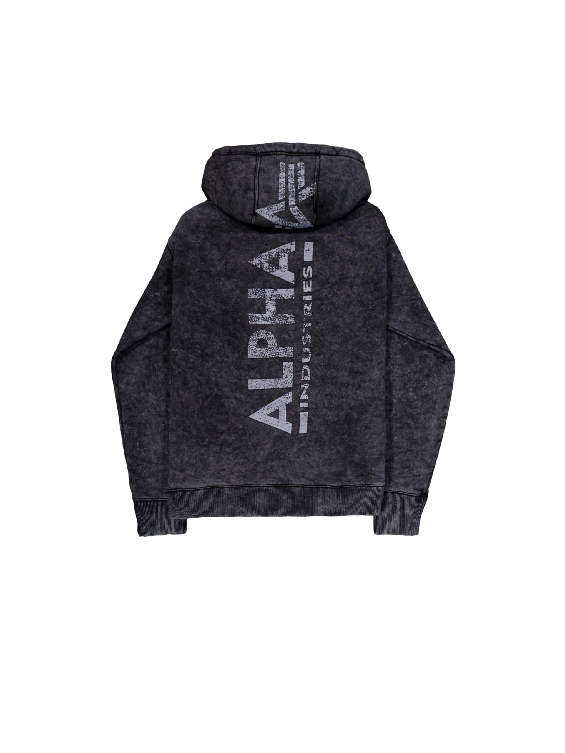 Alpha Industries Back Print Hoodie Vintage Felpa con Cappuccio Uomo (Pacco da 1)