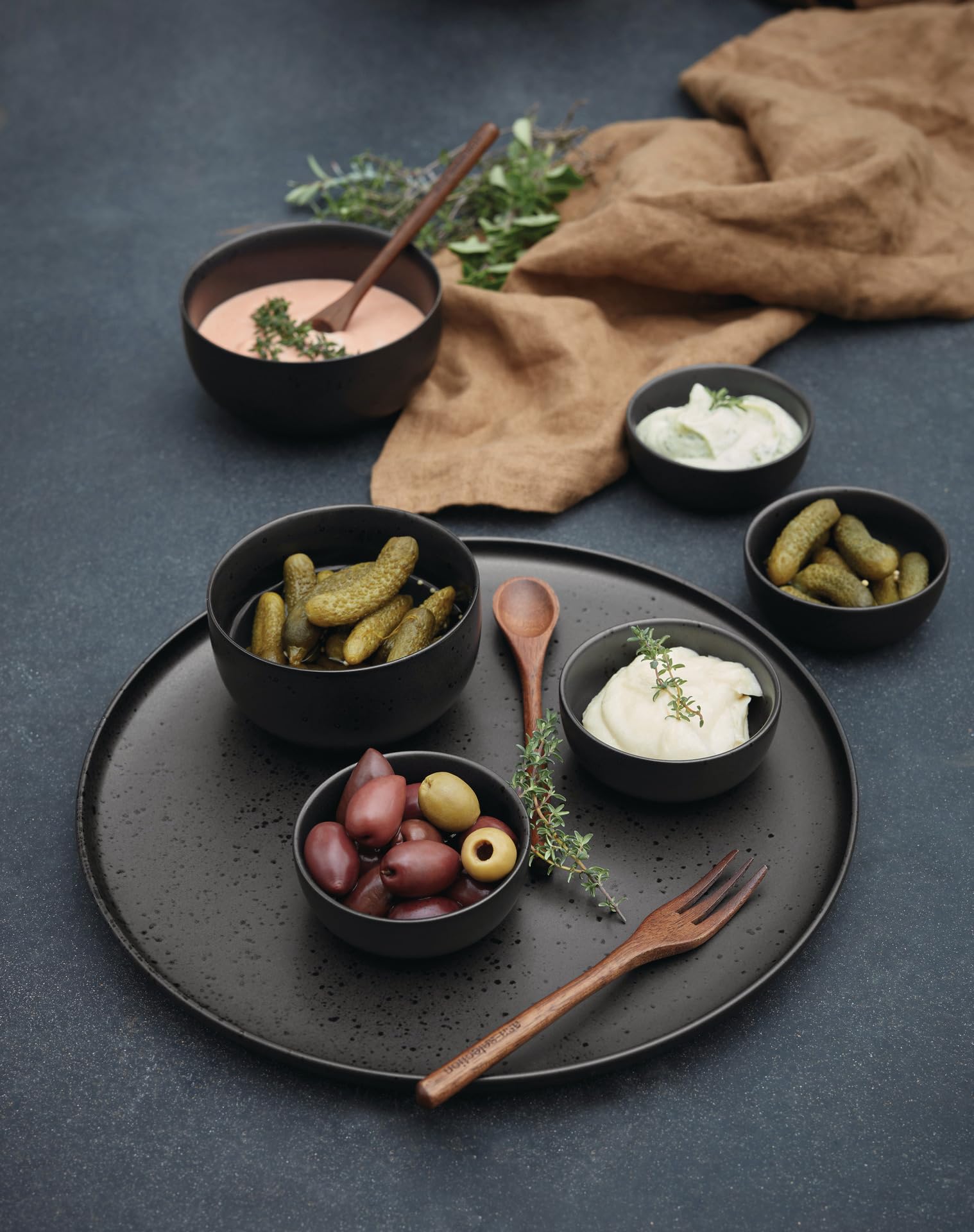 ASA Selection COPPA Buddha Bowl Kuro 18 cm Set6