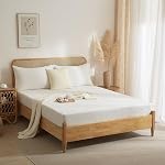 100% Muslin Cotton White Queen Fitted Sheet Only with 16" Deep Pocket | 1 Pack Soft Breathable Absorbent Gauze Double Fitted Bottom Sheet, Minimalist Fluffy Wrinkle Mattress Protector, All Seasons