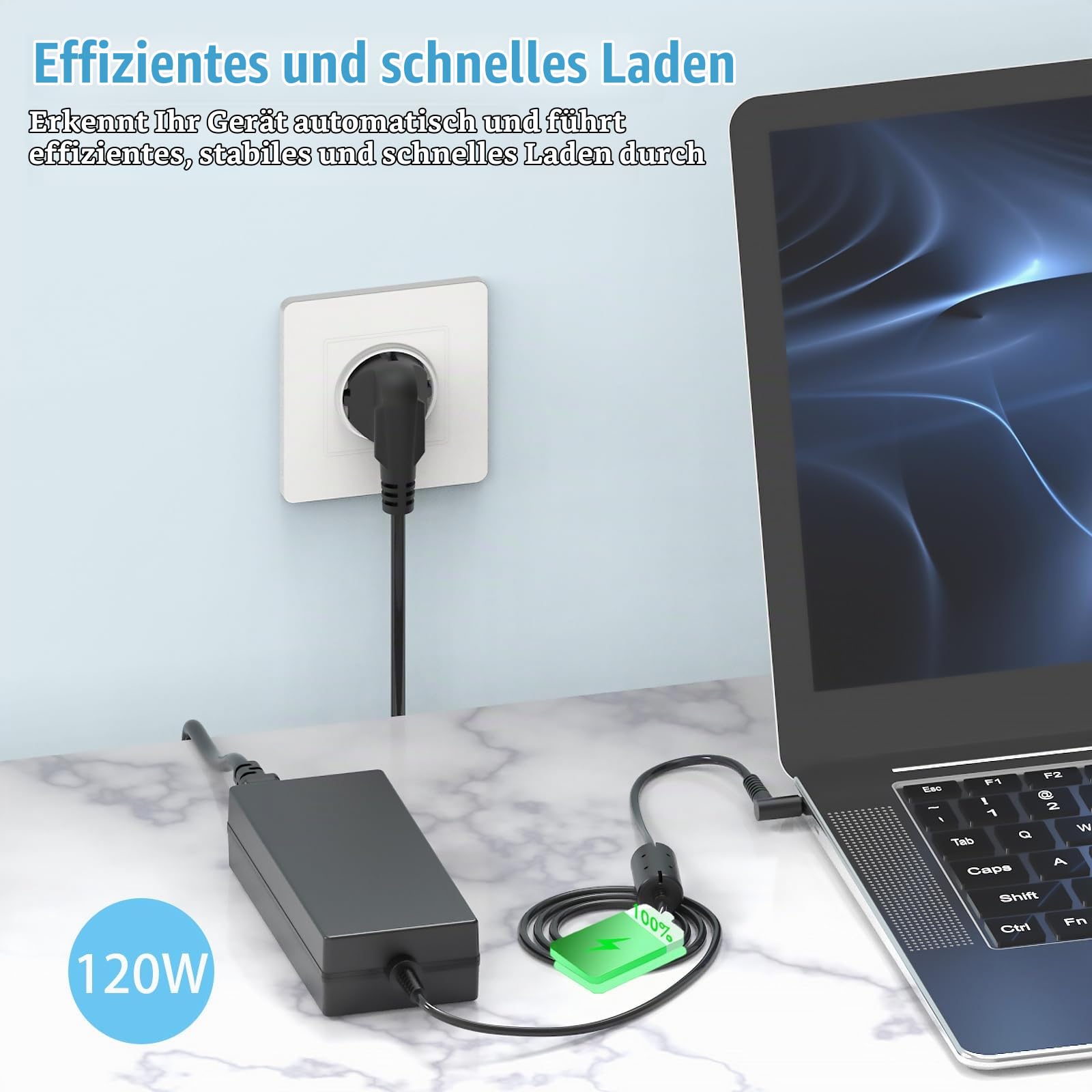 Hafiuege 120W Laptop Ladekabel Netzteil Kompatibel mit HP