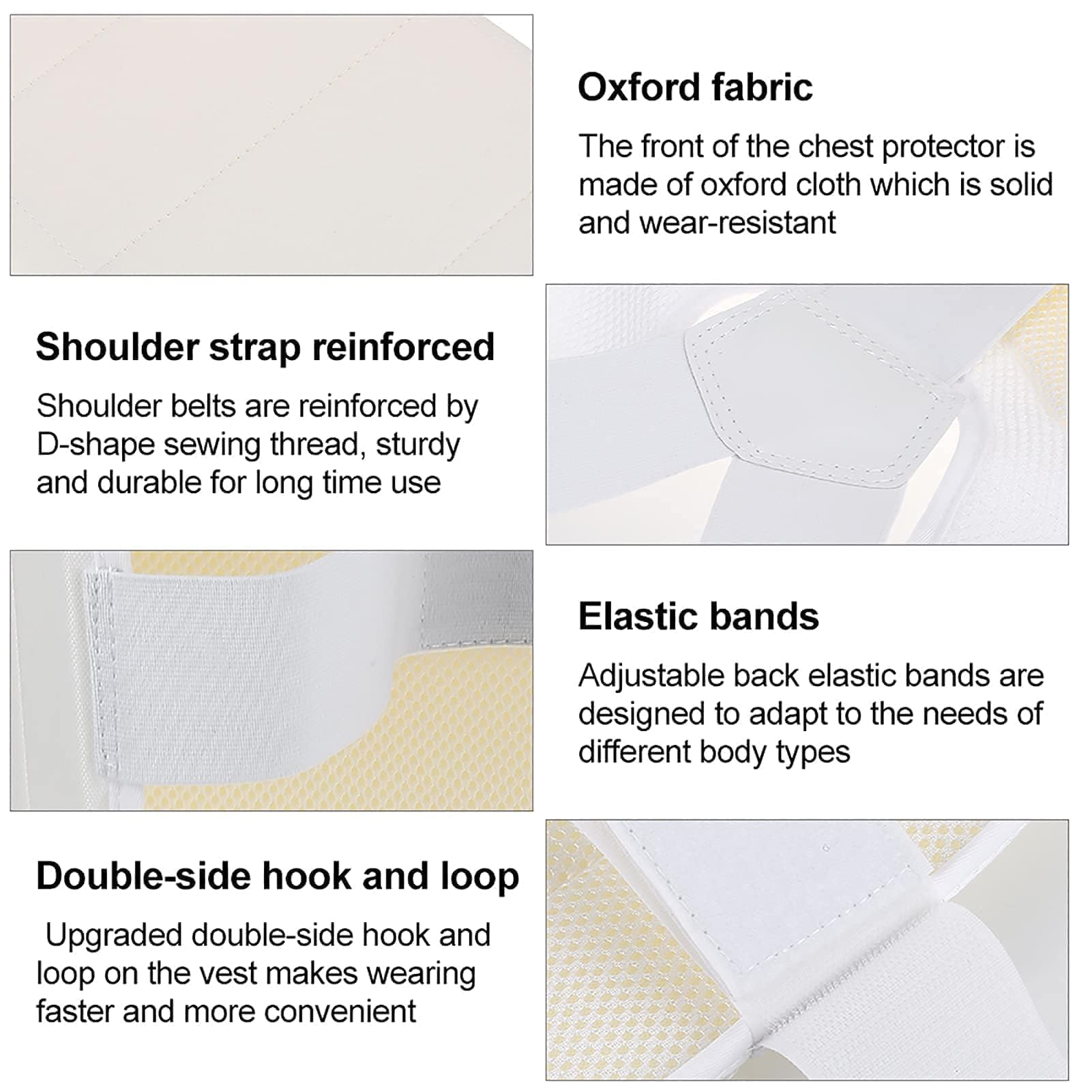 VBESTLIFE Karate Chest Guard Unisex Adulto Ni?o Taekwondo Boxing Karate Chest Protector Accesorio(M),Protector de Pecho de k¡§¡éRate