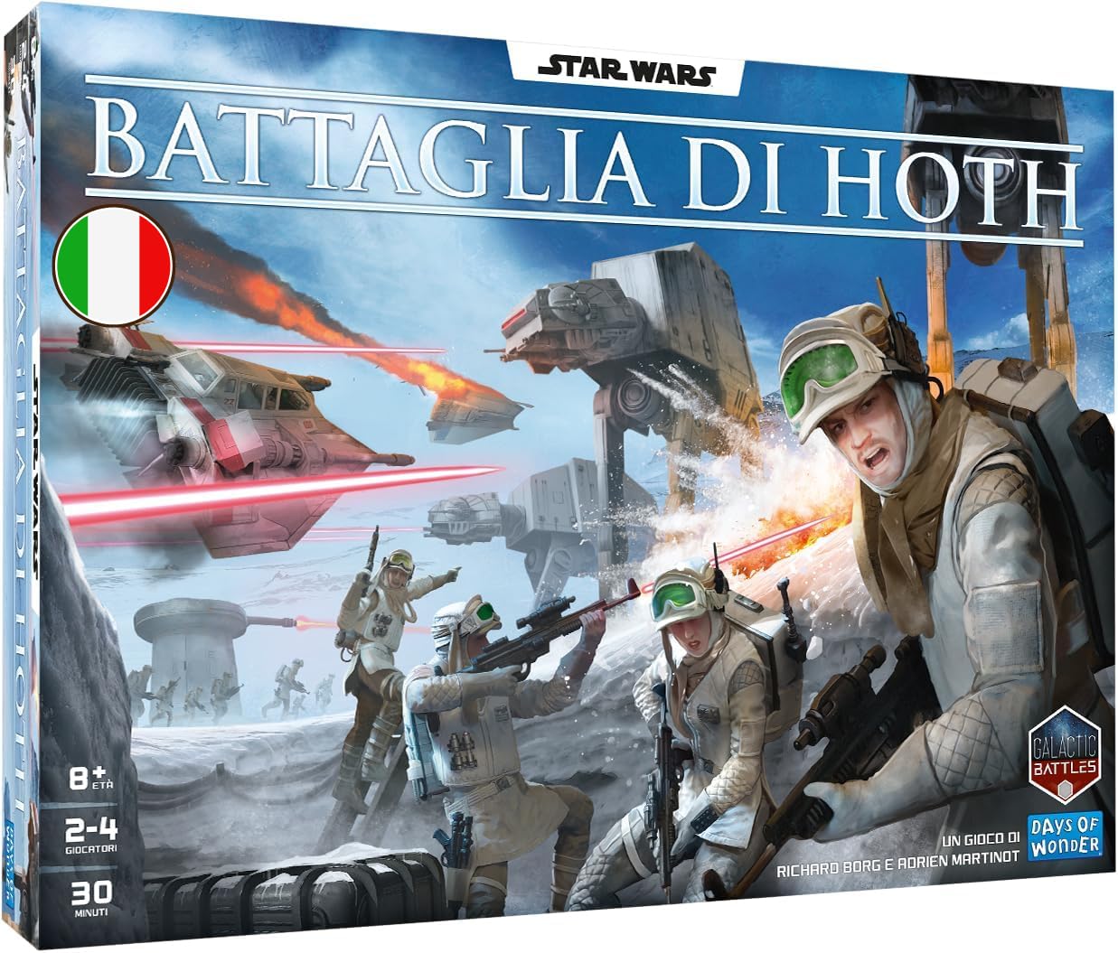Asmodee Star Wars: Battaglia di Hoth, Gioco da Tavolo, 2-4 Giocatori, 8+ Anni, Edizione in Italiano