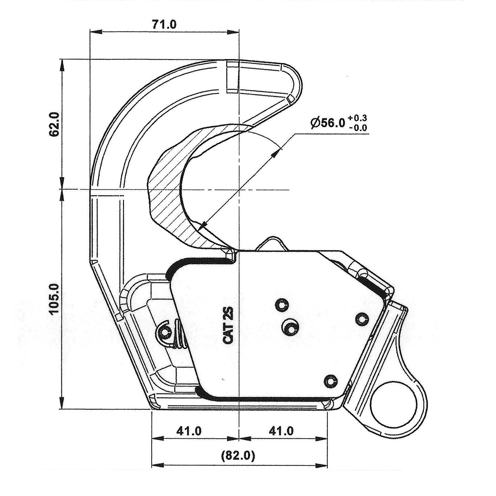 Traktor Schlepper Schnellkuppler - Anbausatz Kat. II 2 klein Unterlenkerfanghaken links/rechts/Fangkugel mit Schale/Stabilisierungsring/Steuerkette/Betätigungskette/Distanzring