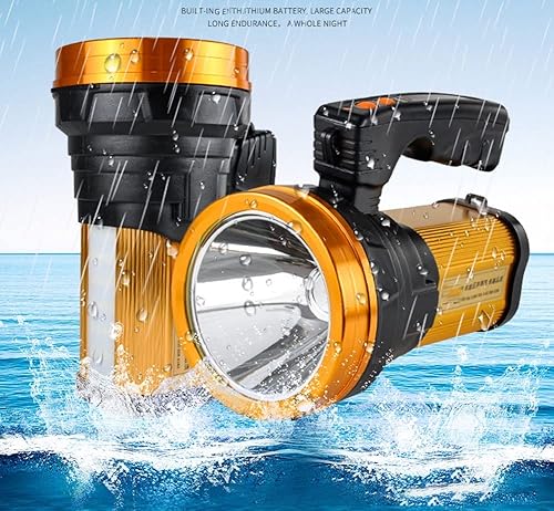 Miniatura 4 de QIYUDS - Linterna LED para campamento, recargable, 2000 lúmenes, ultra larga, de espera, súper brillante, impermeable, para emergencias, kits de