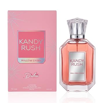 A CENTER Kandy Rush Mallow Crush Womens Perfume 3.4 Fl Oz | Luxury Eau de Parfum 100ml | Long Lasting Marshmallow, Orange Blossom & Vanilla Fragrance | Sweet Gourmand Daily Use Gift for Her