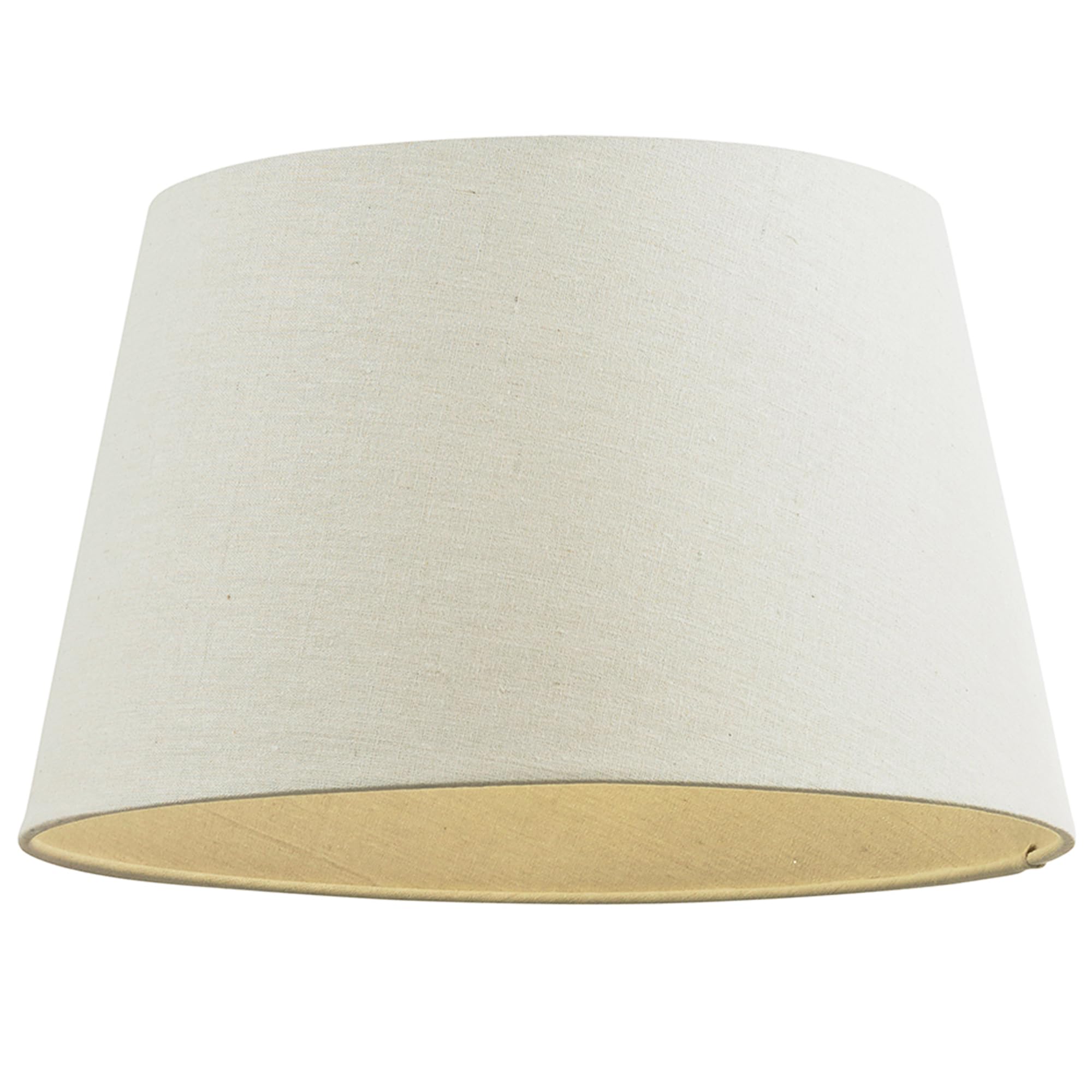 Betta Lighting Decorative Table/Floor Lampshade - 14-Inch Empire Drum Lamp Light Shade in Cream Fabric - 40W E14/B22 Candle Incandescent or LED (Not Included) — image 1