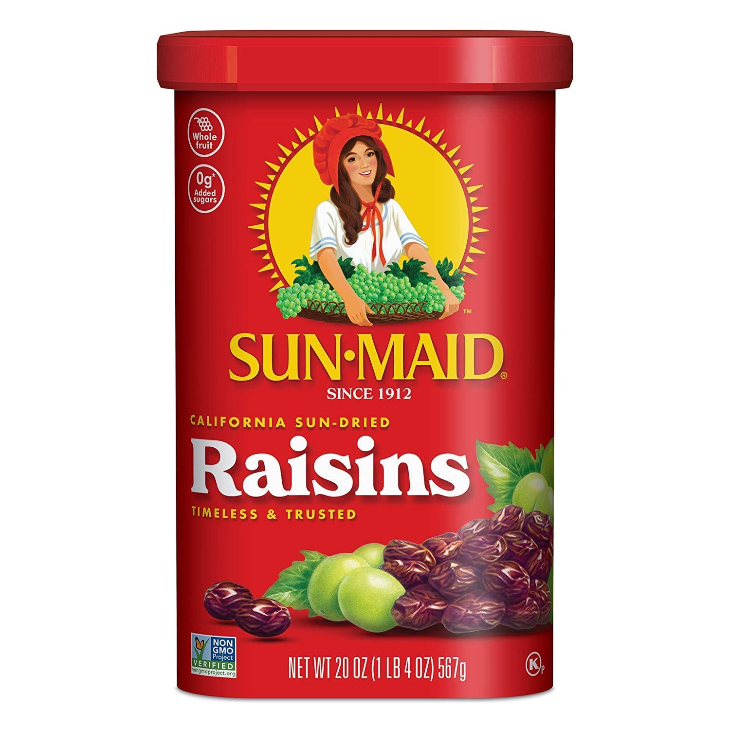 Sun Maid Natürliche kalifornische Rosinen, 590 ml, 4 Stück