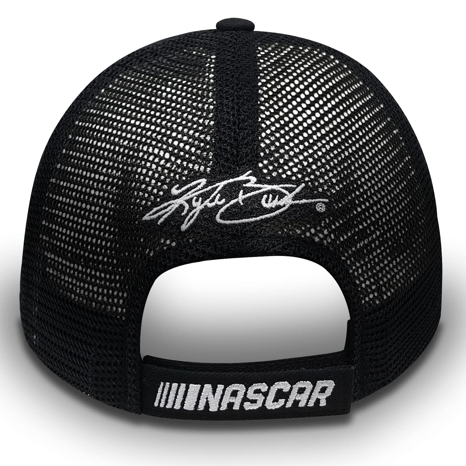 Kyle Busch Cheddars #8 2023 Sponsor Hat NASCAR Adjustable Racing Red Mesh Black Baseball Cap, Black, One size - Image 4