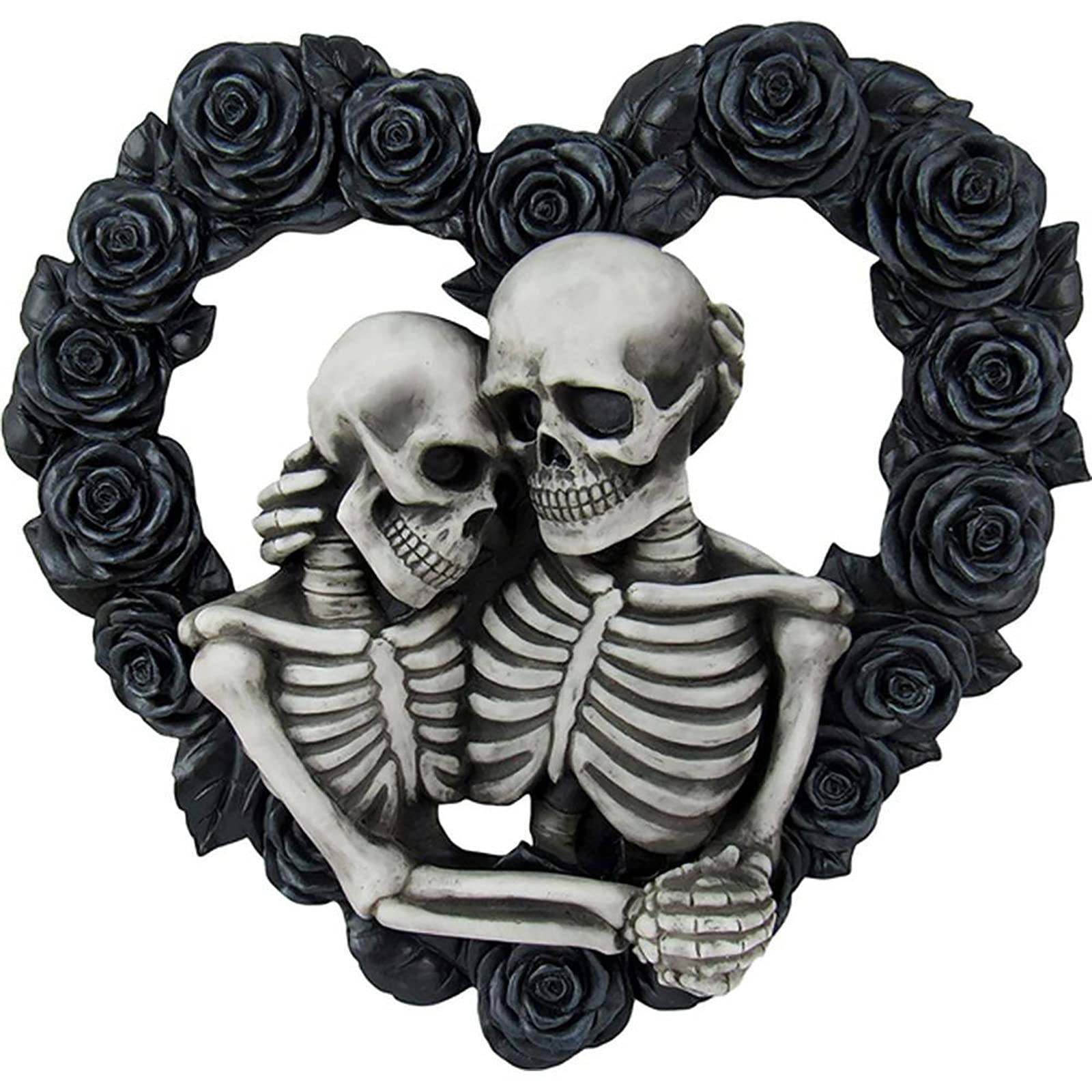 Calavera Decoración de Halloween Esqueleto Regalo de Pareja Señoras Hombres Cuerpo Completo Esqueleto de articulación móvil Accesorios de Novia y Novio Regalos de Fiesta de Halloween,3 Pcs
