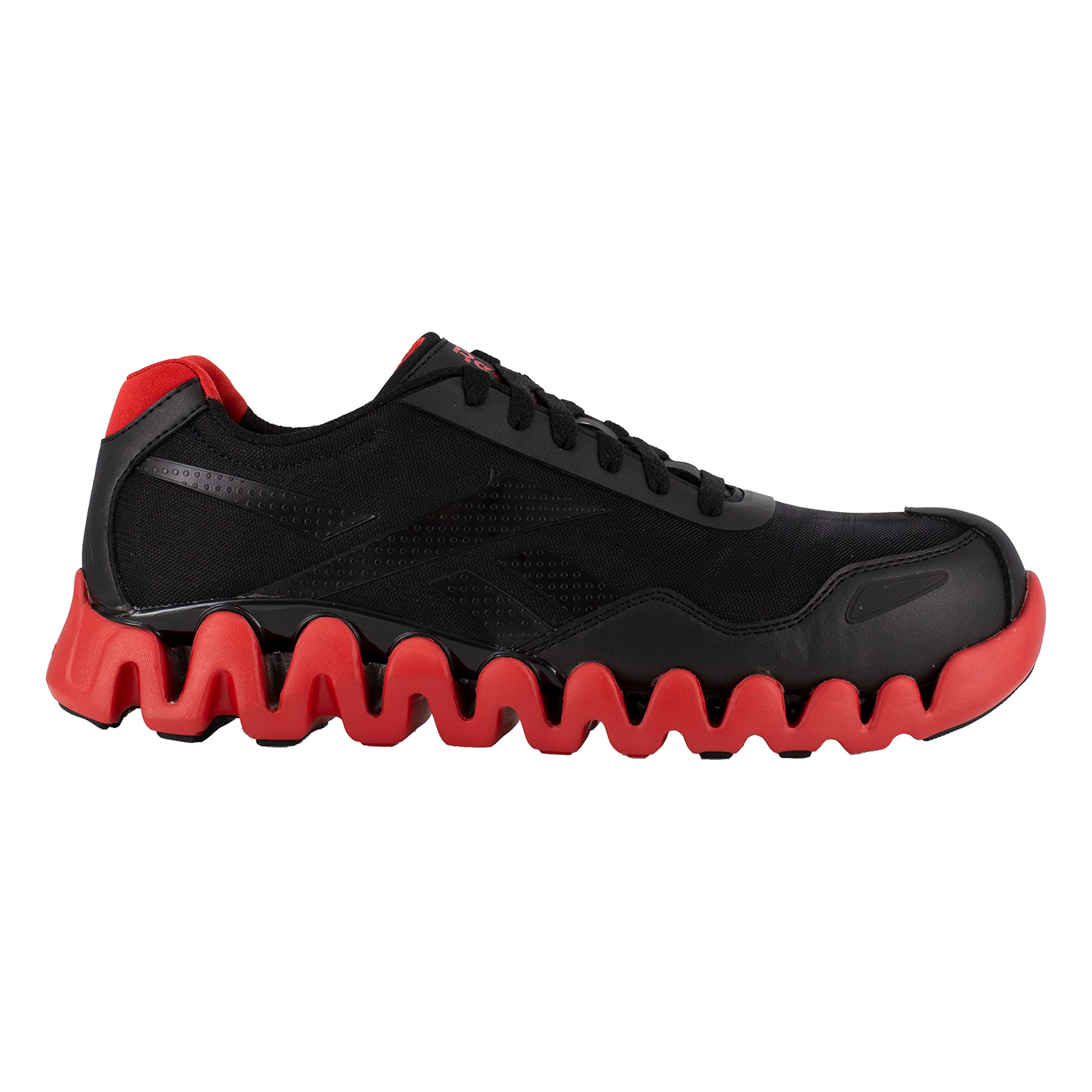 Reebok Work Men's Zig Pulse RB3016 Work Black and Red Composite Toe