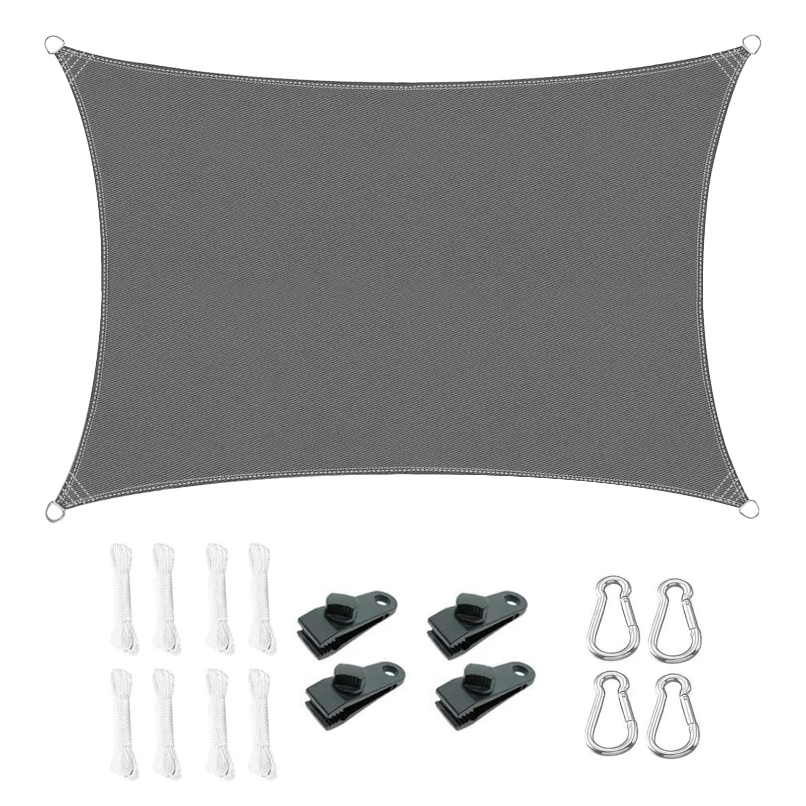 Voile d'ombrage durable et imperméable anti-UV extérieurs