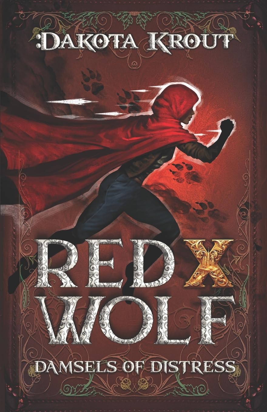 Red X Wolf: A Clean Romantasy LitRPG Adventure: 1 (Damsels of Distress)
