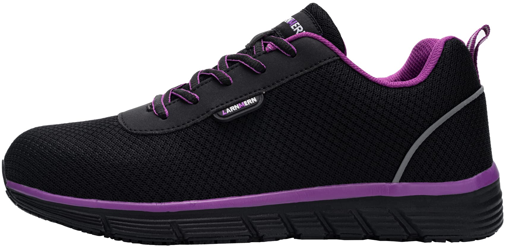 LARNMERN Chaussures de Sécurité Hommes Femme Embout Acier Antidérapant Baskets de Sécurité Ultra Légere Respirante Chaussures de Travail