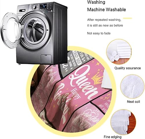 Miniatura 4 de Regalos de cumpleaños número 40 para mujer, manta de 50 x 60 pulgadas, regalos únicos para mujeres de 40 años, regalos divertidos para 40