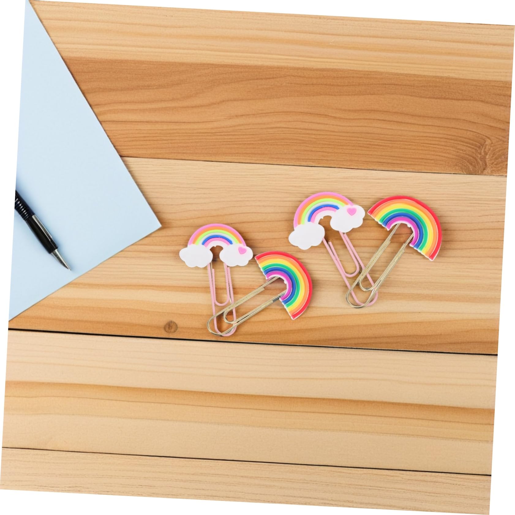 Operitacx 80 Pz Graffetta Arcobaleno Graffette Di Dimensioni Assortite Posizionare La Clip Graffette Piccole Graffette Metalliche File Morsetto Carta Modellazione Libri Pvc Ufficio