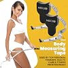 Body Tape Measure and Skinfold Caliper for Body Set - (Pack of 2) - Skin Fold Body Fat Analyzer and BMI Measurement Tool by MEDca