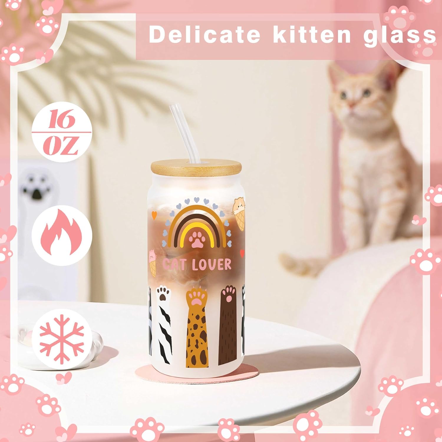 Cat Gifts for Women, Cat Lover Gifts for Women, Christmas Gift for Cats Lovers, Cats Themed Gift - Image 5