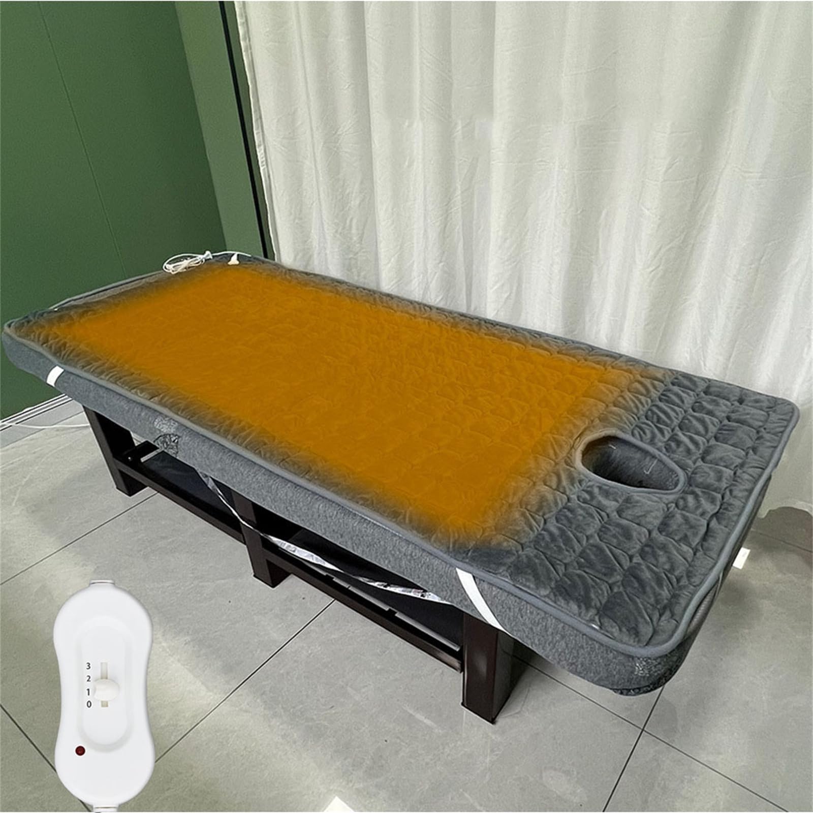 Surmatelas Chauffé Pour Table De Massage, Rembourrage Lit Spa Avec Trou Respiration, Couvre Matelas En Mousse À Mémoire De Forme