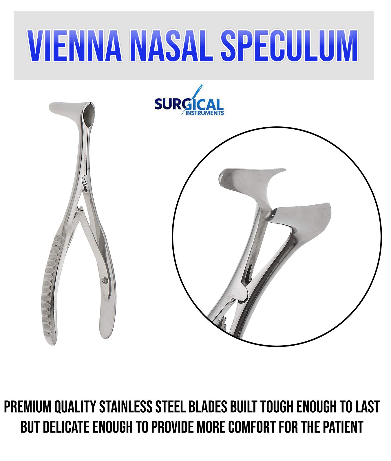 Small Vienna Nasal Speculum - ENT Stainless Steel -5