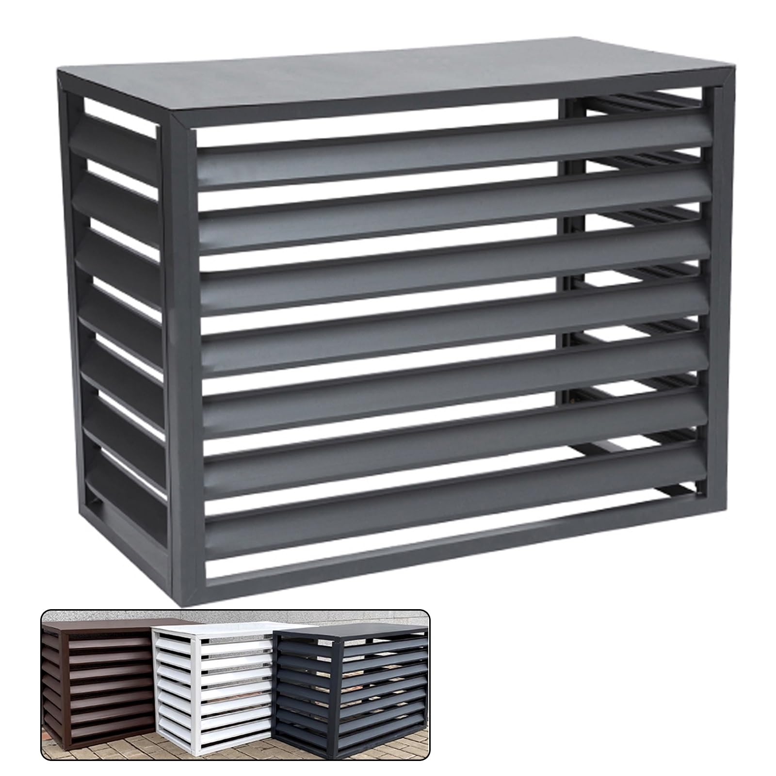 Clôture de climatiseur extérieur alu pour sublimer votre terrasse