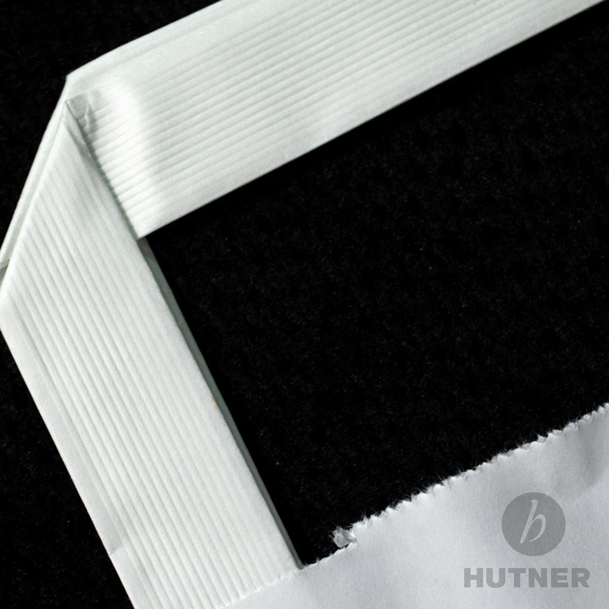 Papiertüten weiß mit Flach-Henkel I 100 Stk. 45+17x47cm I Papiertragetasche für Einzelhandel, Hochzeit, Geburtstag, TO-GO I Geschenktüten aus Kraftpapier I HUTNER