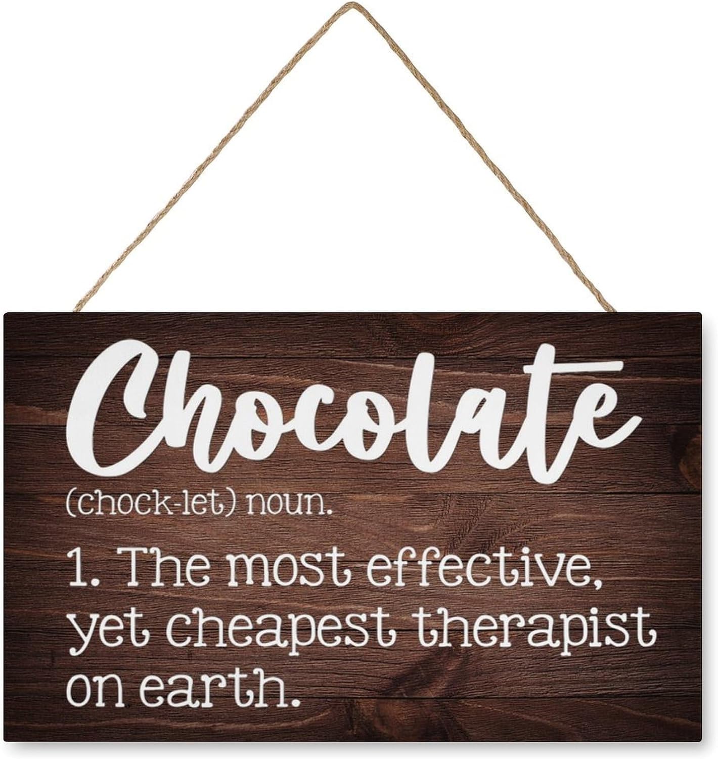 Wooden Decor Signs Chocolate Definition Funny Wooden Wall Decor Inspirational Home Farmhouse Kitchen Cafe Decoration 8x12 Inch