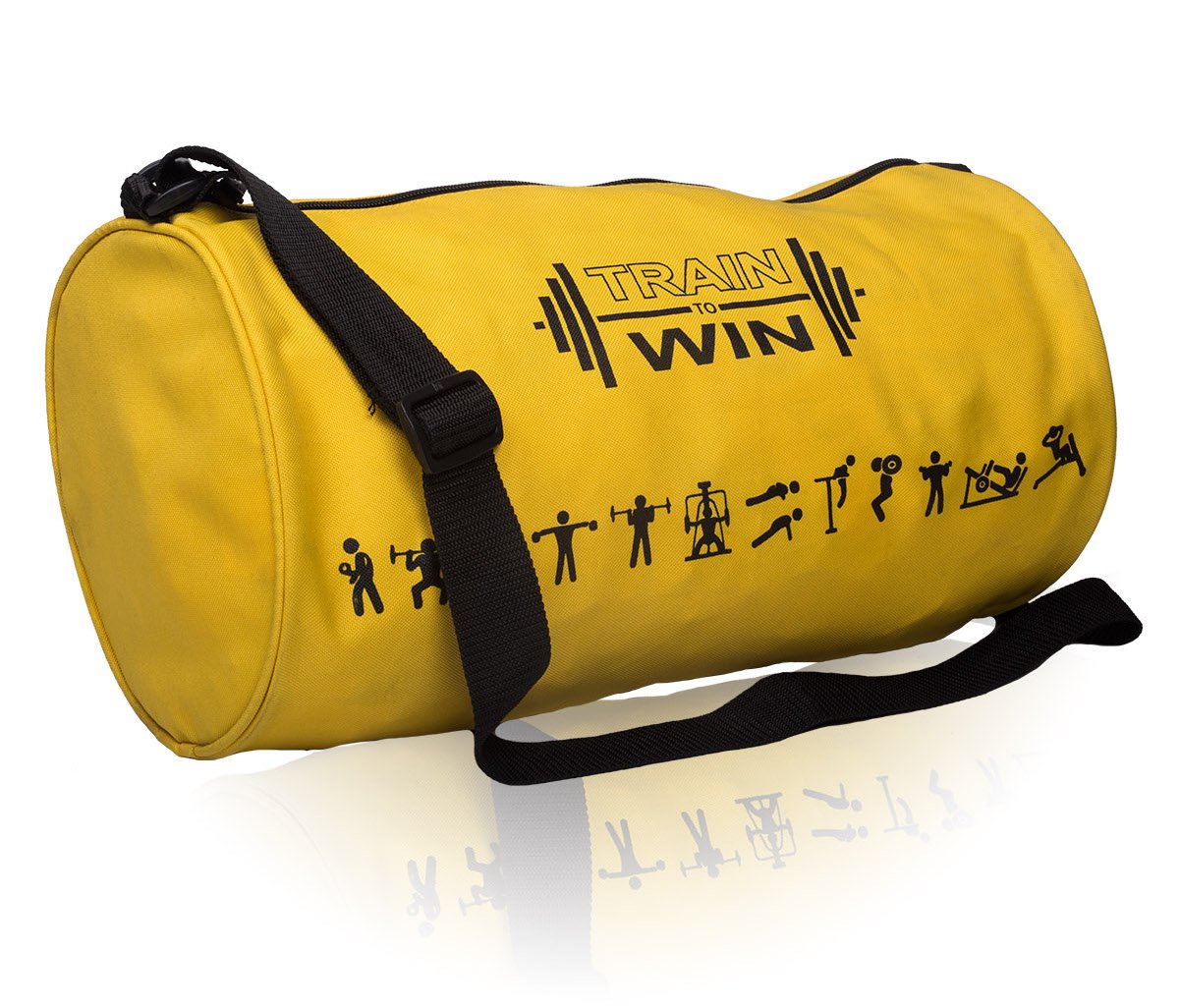Casual Gym Bag for Boys - Cosmus Fitwell 23L Medium Gym Duffle Bag - Sports Bags for Men (Yellow)-image-9
