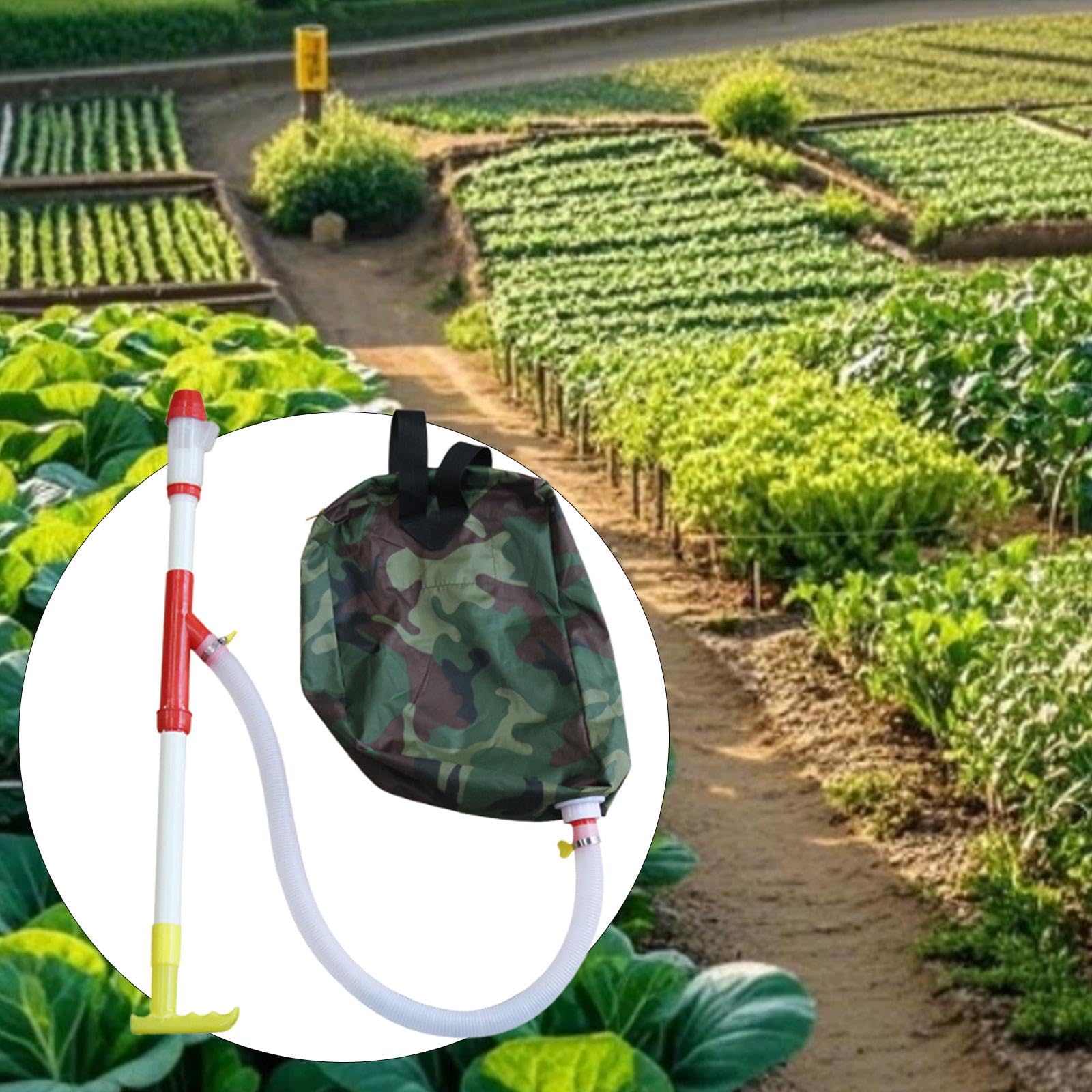 Esparcidor de Fertilizante Granulado Aplicación de Estiércol Dispensador de Fertilizante Versátil Y Fácil de Usar Herramienta de Fertilización para Cé, Tubo de PVC Simple