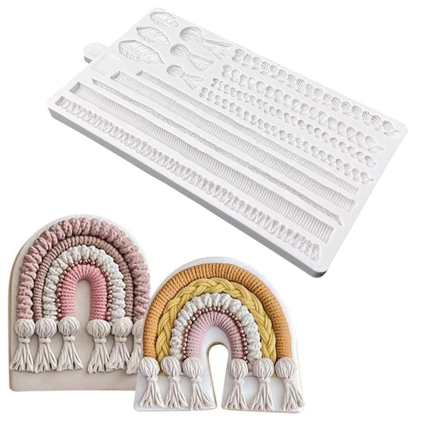 Asaisimg Stampo In Silicone Per Decorazione Torte Macramè Con