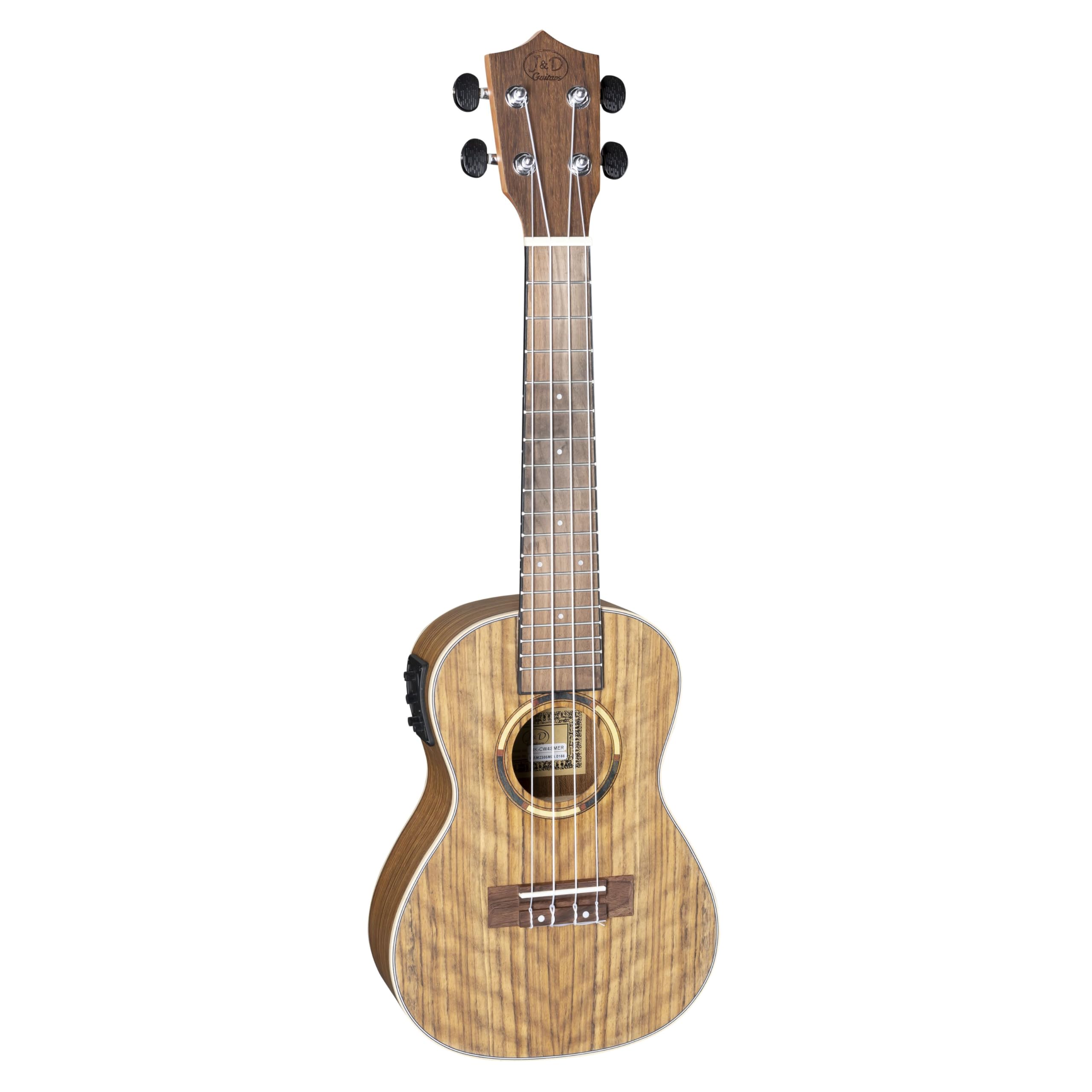J & D CW-4 Concert Ukulele mit Tonabnehmer