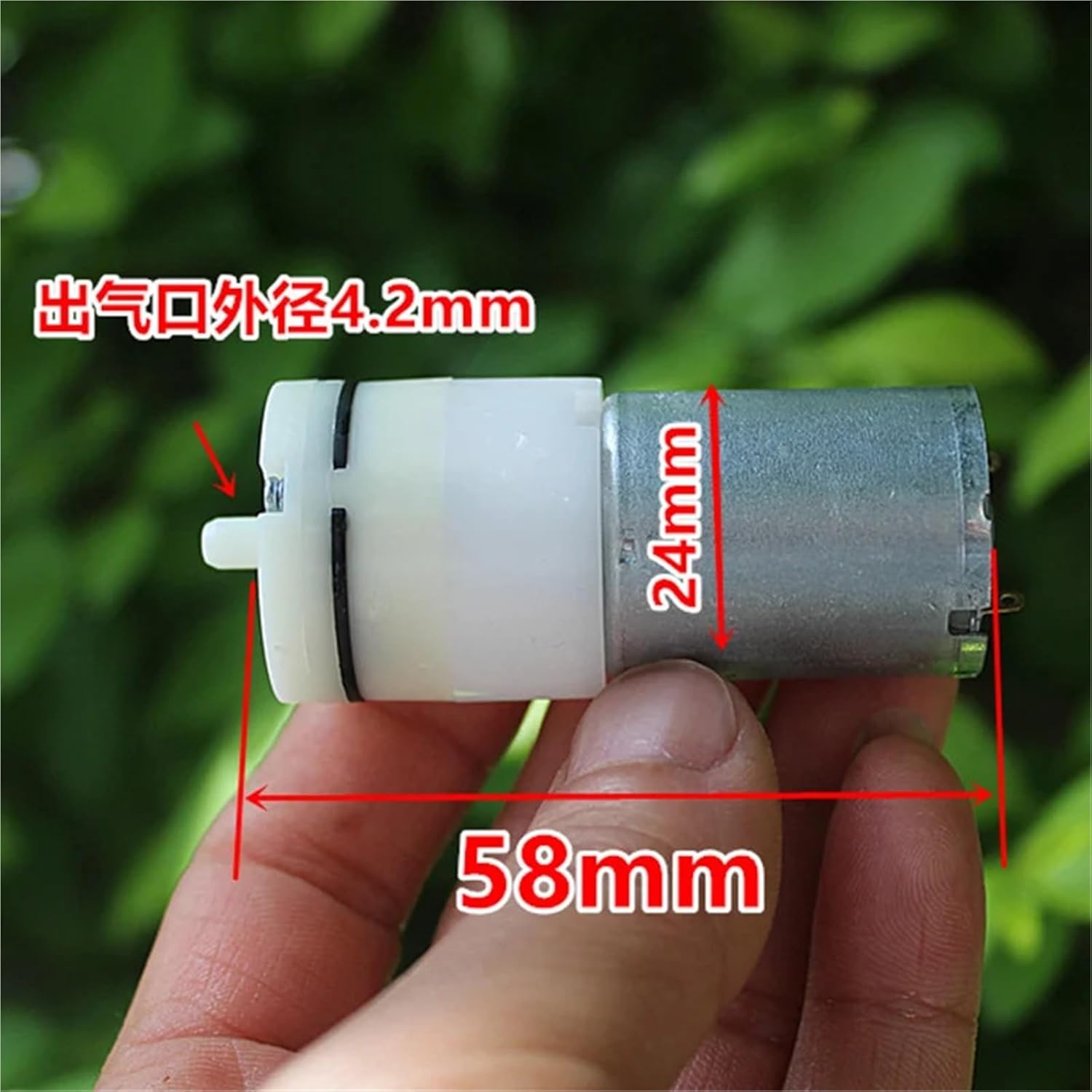 1pc 3V 3.7V 120Kpa Large Flow Small Mini 370 Motor Air Pump Oxygen Pressure Pump DIY Inflator Monitor Aquarium Water Fish Tank