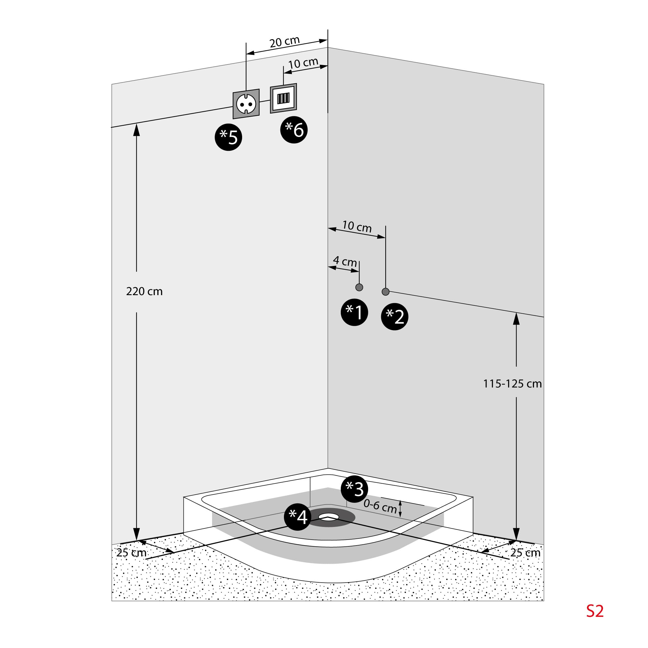 AcquaVapore Dampfdusche Duschkabine Sauna Dusche D58-50T2-EC 90x90 cm mit 2K Scheiben Versiegelung