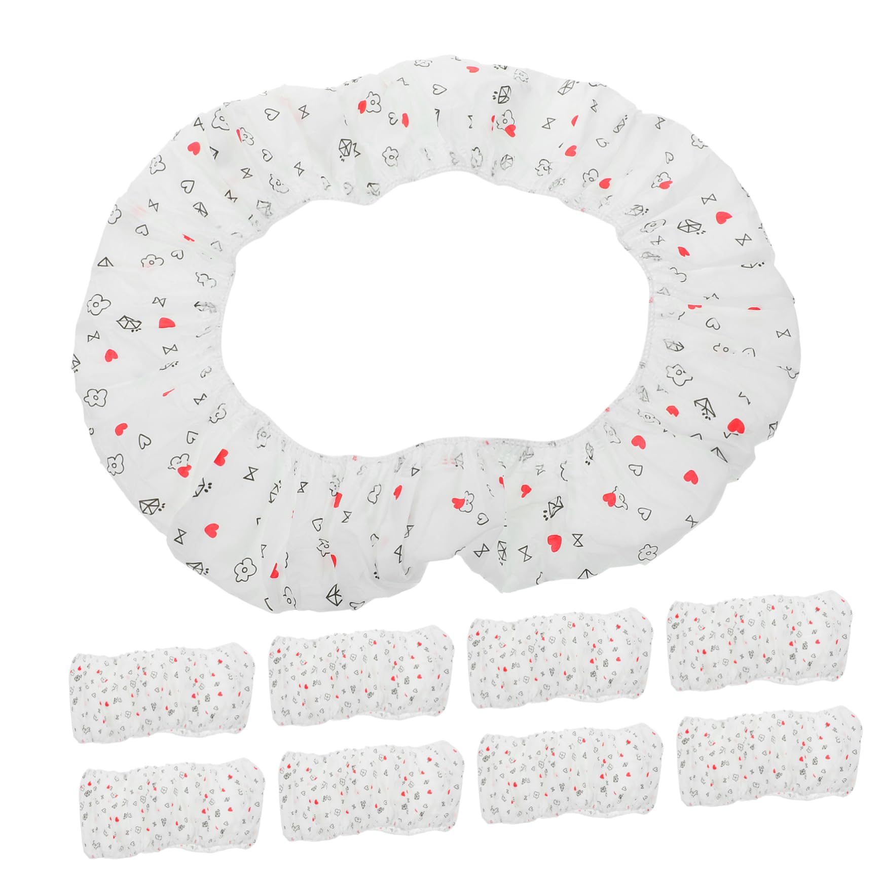HEMOTON 12pcs Disposable Toilet Seat Covers Round Portable Toilet Bags Travel Potty Seat Liners