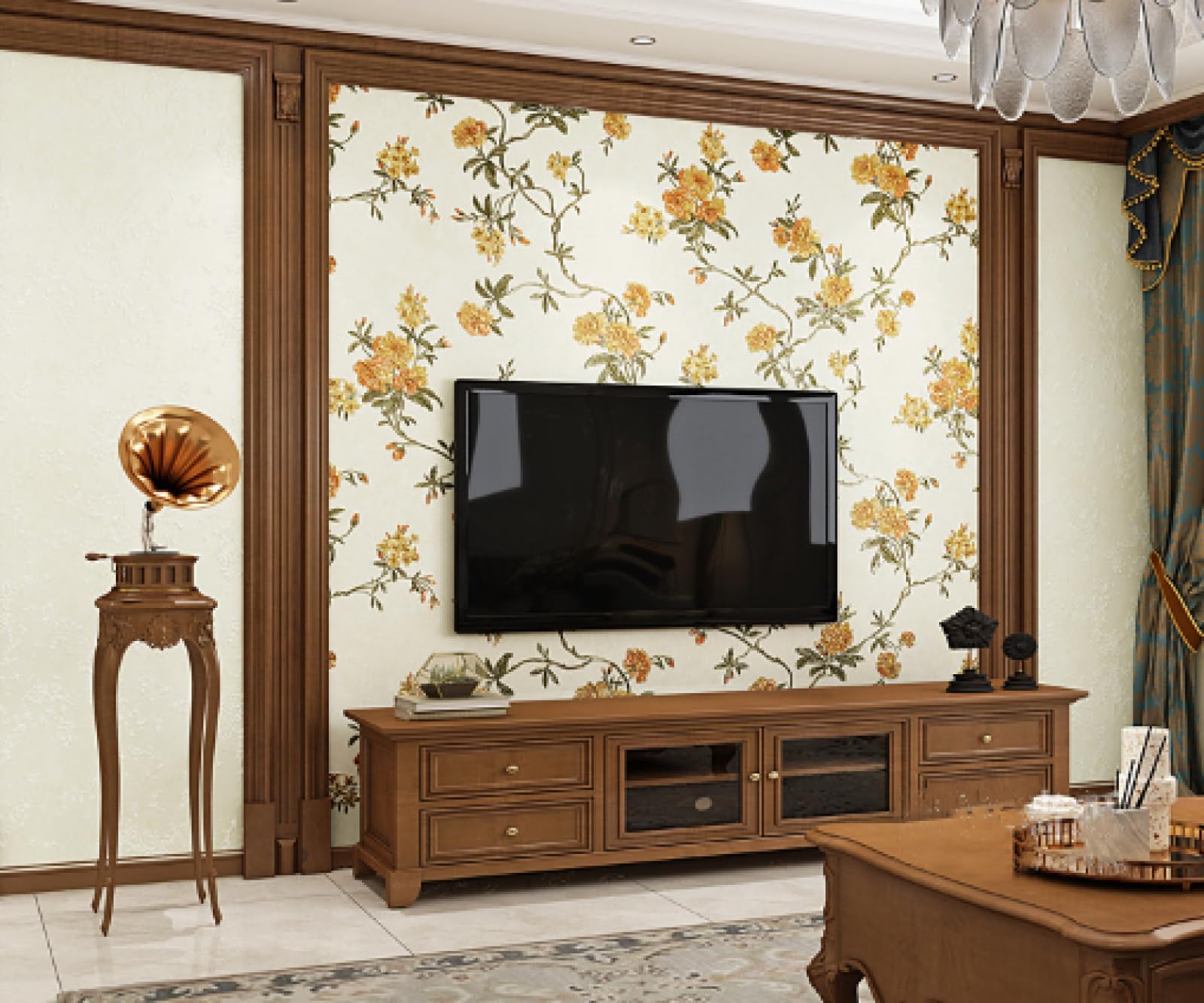 Europäische Geometrie Vliestapete, Modern Elegance 3D fürs Schlafzimmer