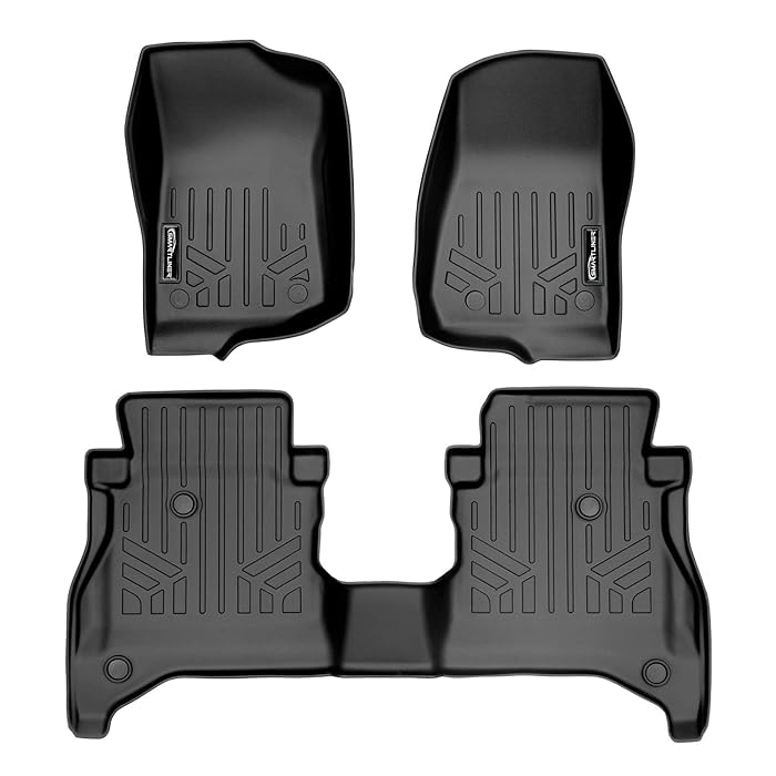 Buy SMARTLINER Custom Fit Floor Mats 2 Row Liner Set Black for 2020