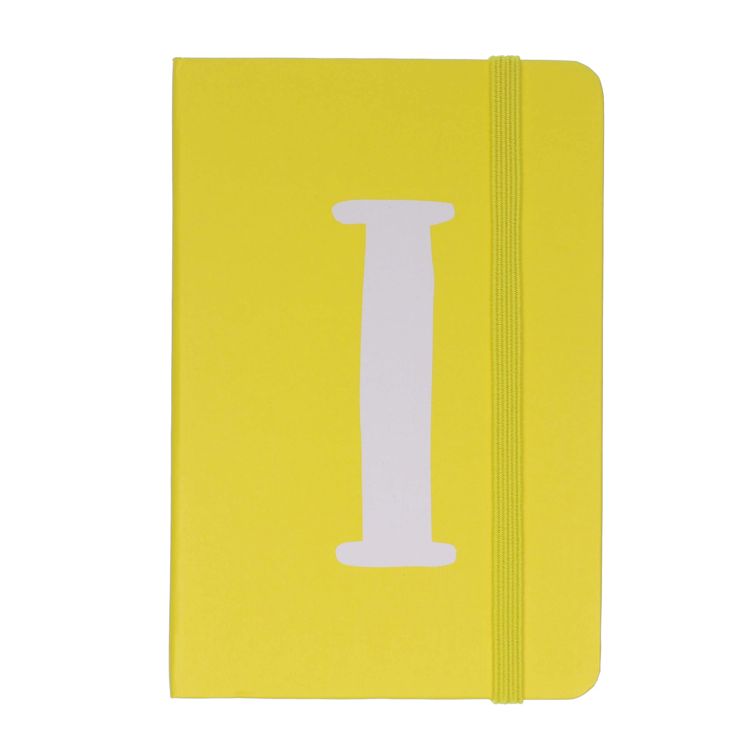 Personalised Monogram Initial A6 Hardback Ruled Pocket Notebook Letter I — image 1