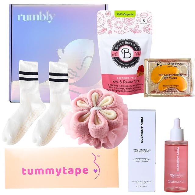 3rd Trimester Mom-to-Be Essentials Box - Pregnancy Gifts for Expecting Mom - Care Package with Essential New Mommy