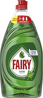 Fairy Ultra Original Líquido Lava-louças 820ML Fórmula Eficaz Que Deixa Os Pratos Reluzentes, Impressionante Poder Antigordura