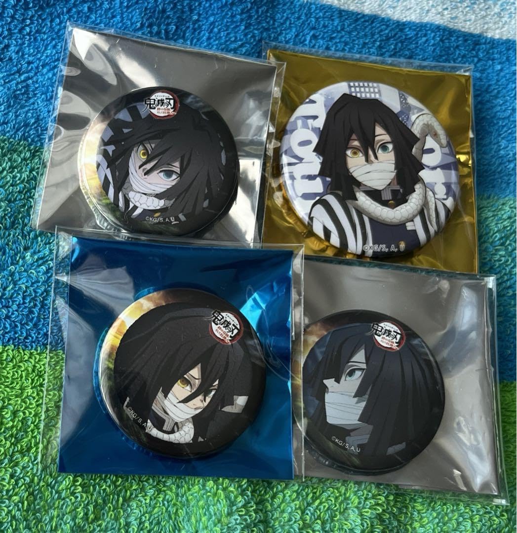 Amazon.co.jp: 鬼滅 ワールドツアー 柱稽古 缶バッジセット 伊黒小芭内  