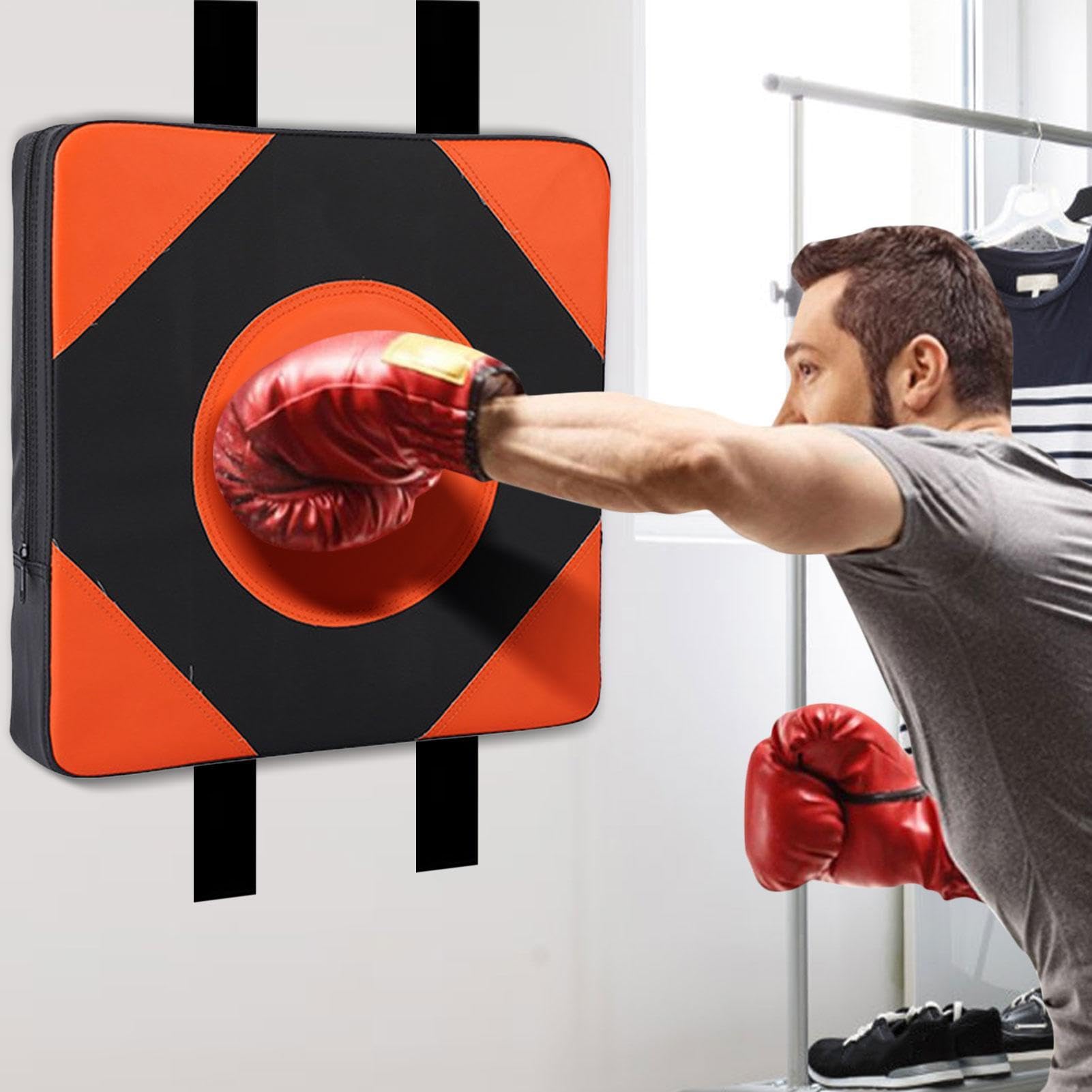 Saco de Boxeo de Pared - Wall Fighting Pad Saco de Boxeo montado en la Pared - Bolsa de Boxeo montada en la Pared Cojín de Lucha contra la Pared, Cojín de Entrenamiento de Equipo de Fitness de Altura