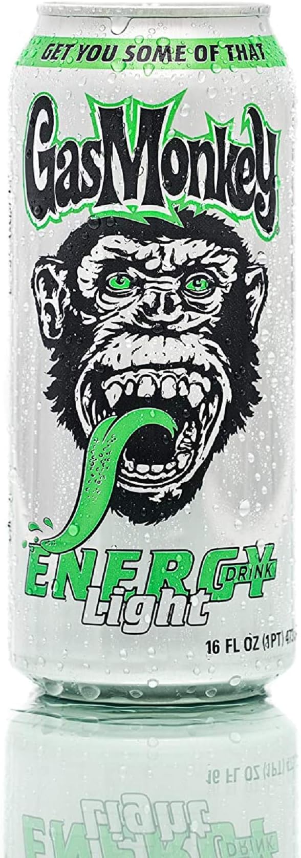 Gas Monkey Energy Drink, Light, 16 Ounce, 24 Count