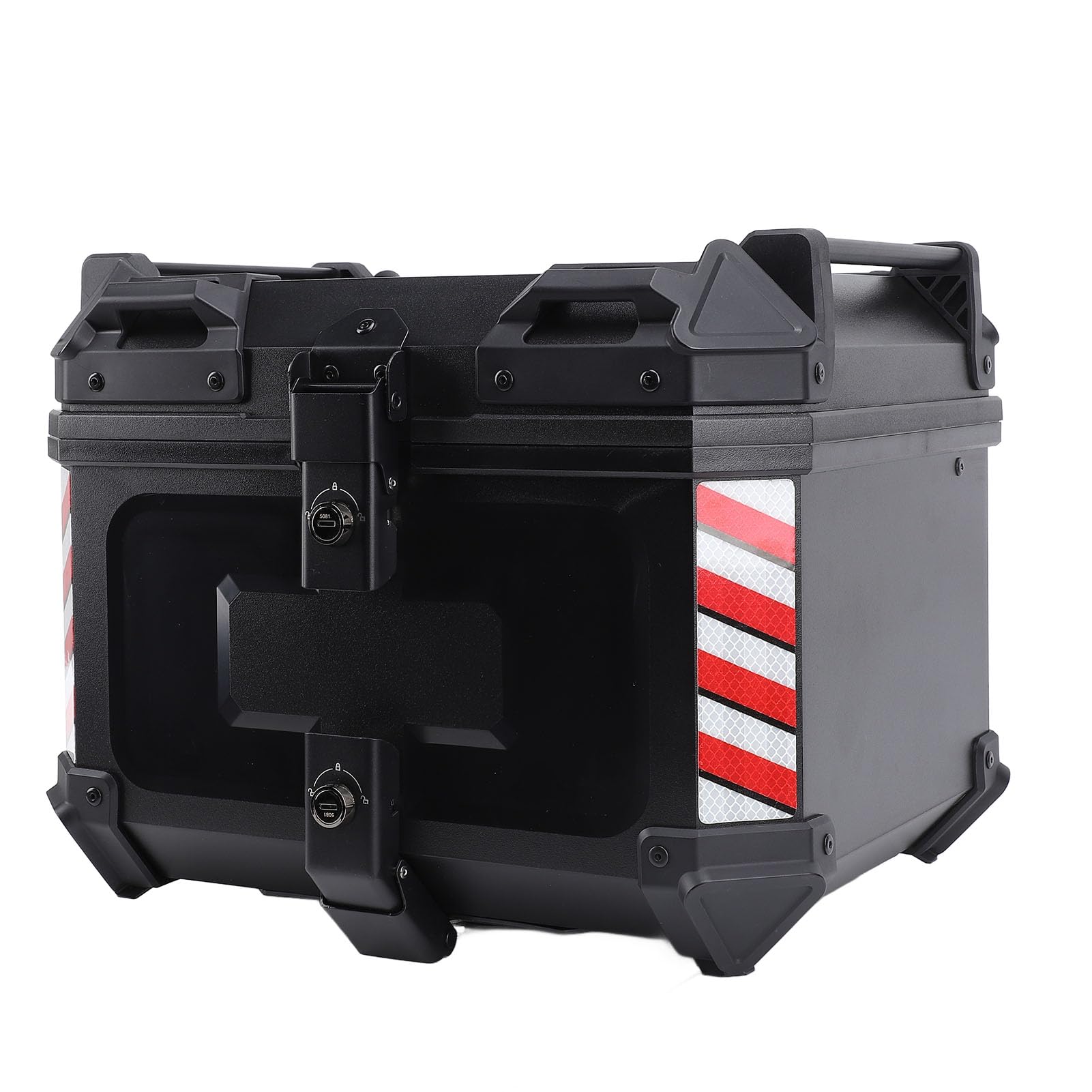 Gonetre Baúl Moto 45L, ABS Impermeable con Cierre de Seguridad para Casco