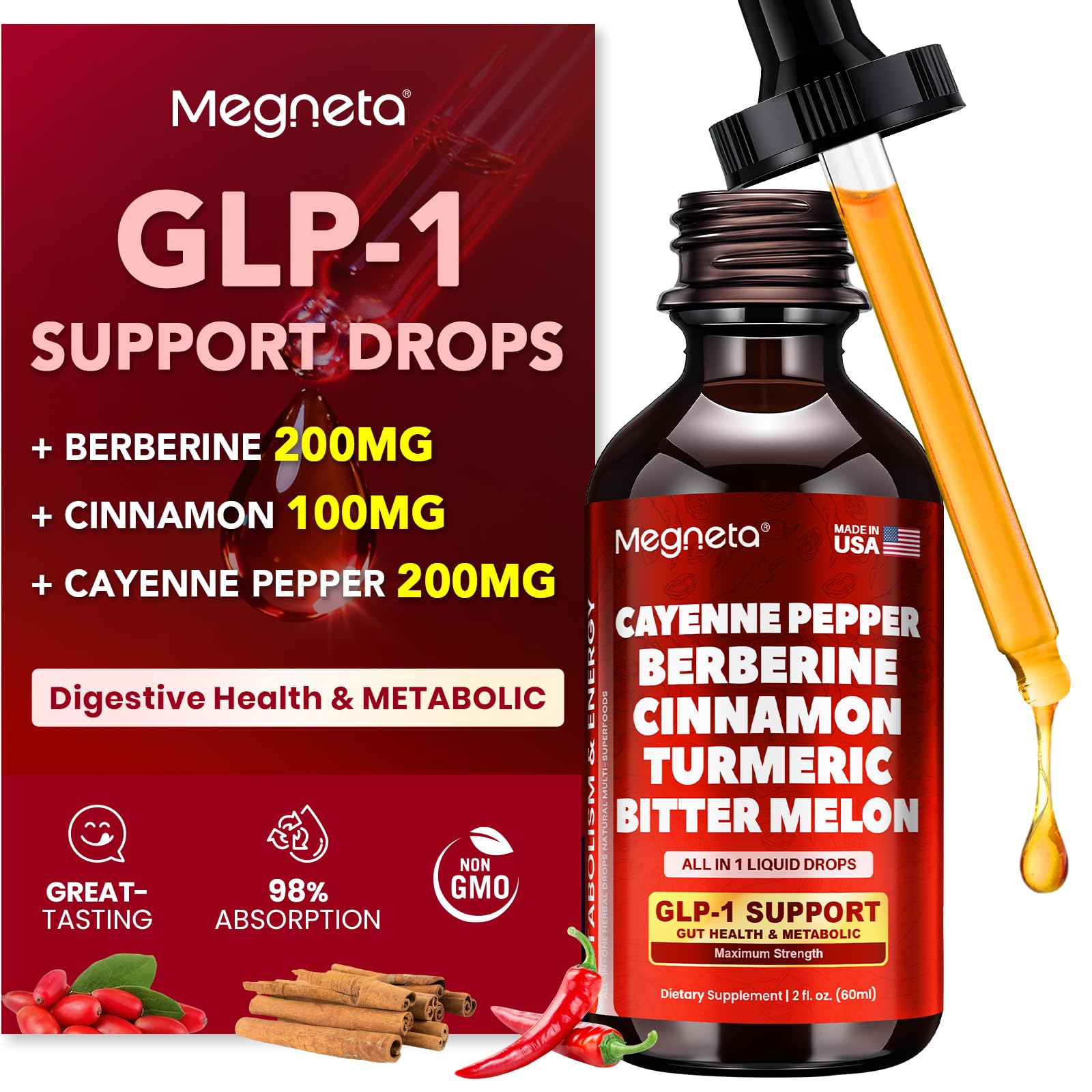 Amazon.com: Berberine with Ceylon Cinnamon Liquid Drops – Boost