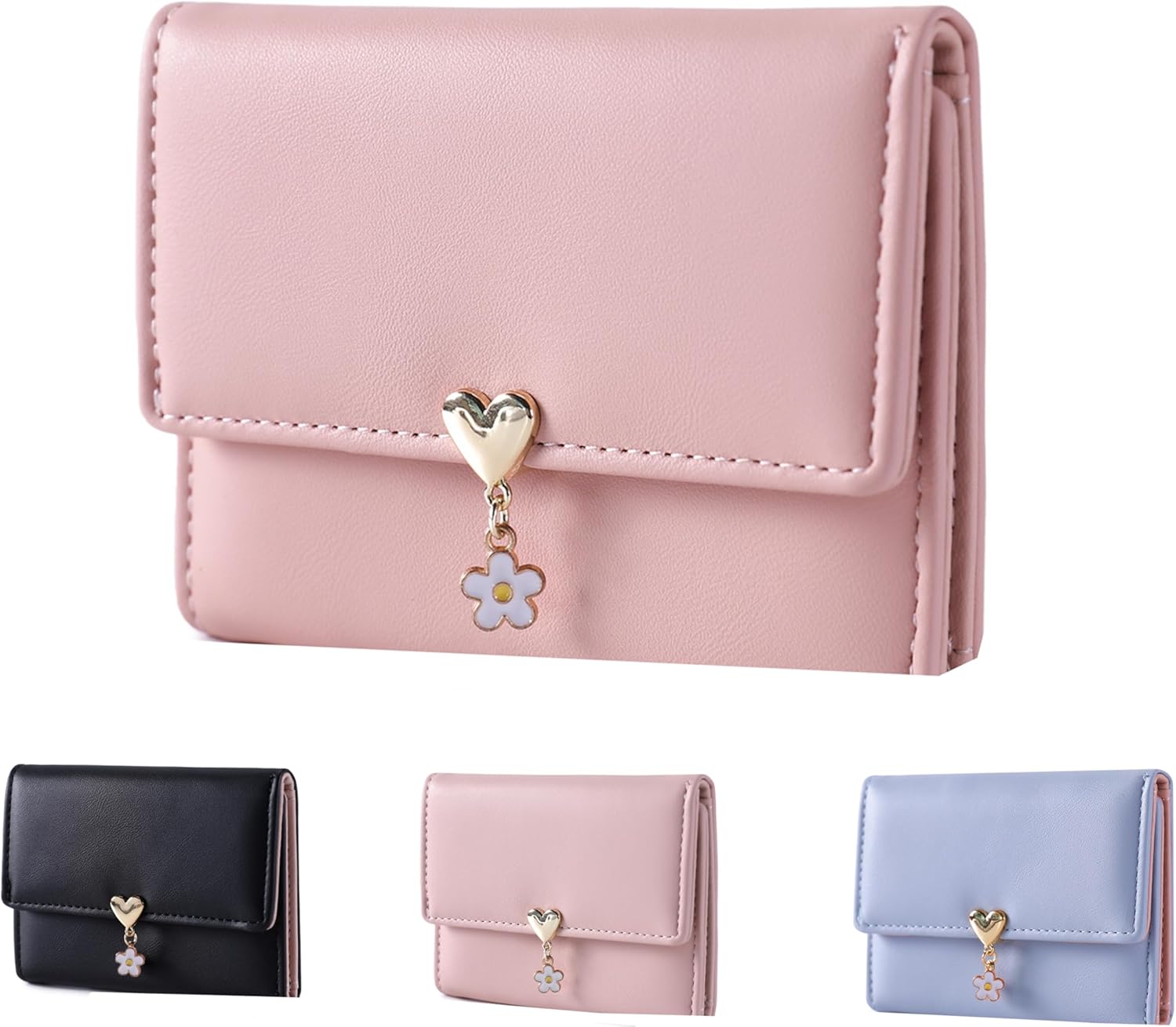 Flower Wallets With Strap Little Girls Flower Coin Pouch Small Cute Wallet For Teen Girls With Coin Pocket Cherry Fruit Wallet - Product Details