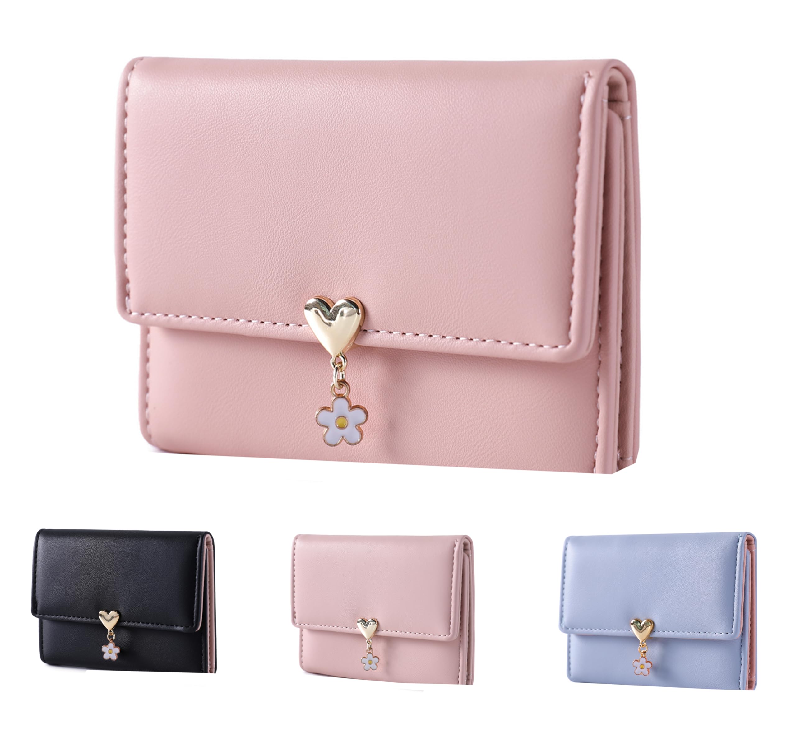 Flower Wallets With Strap Little Girls Flower Coin Pouch Small Cute Wallet For Teen Girls With Coin Pocket Cherry Fruit Wallet - Product Details
