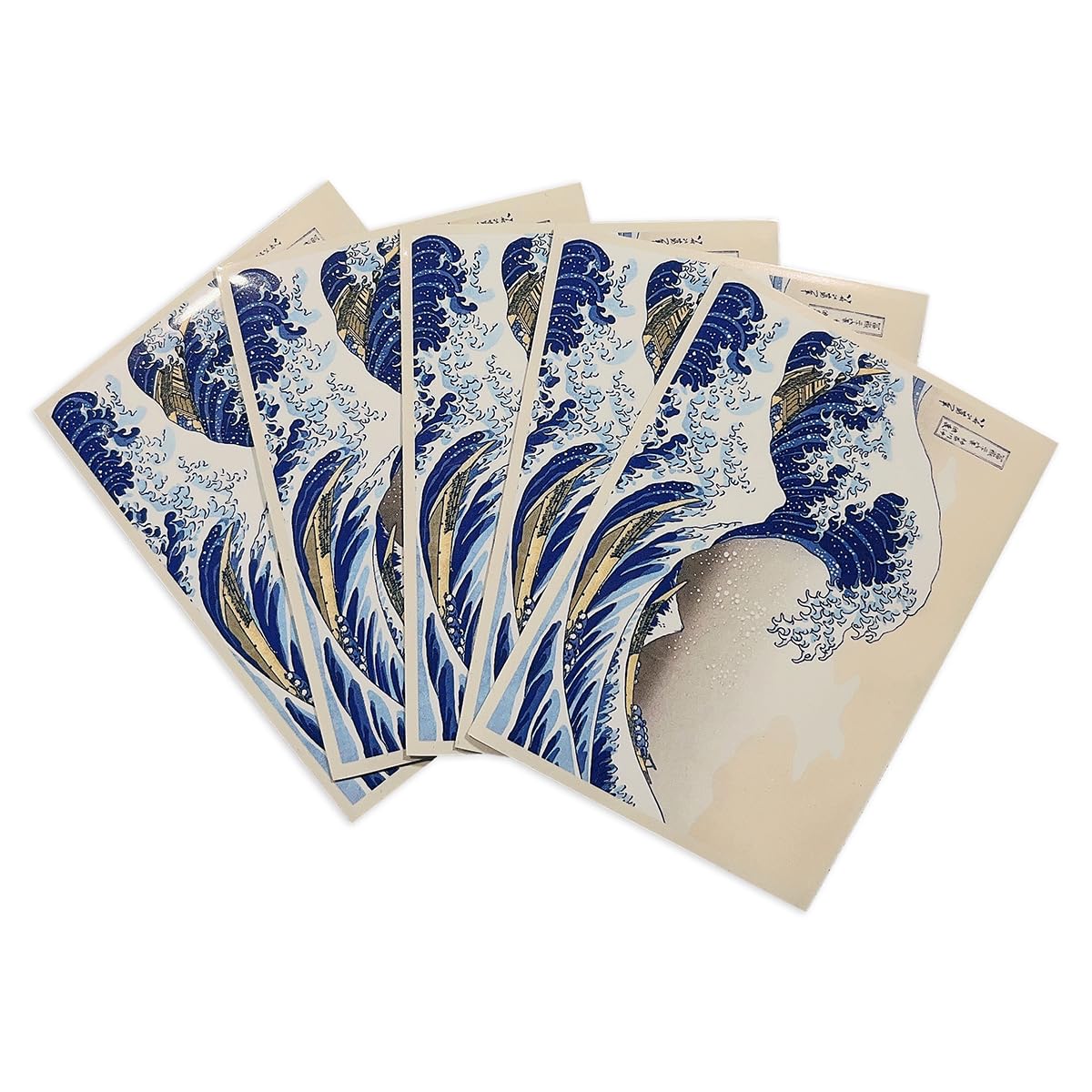 120PCS The Greate Wave Printing Art Janpanese Style Card Sleeves for ygo/Japanese Small Sized Cards (62x89mm Matte) Toys & Games