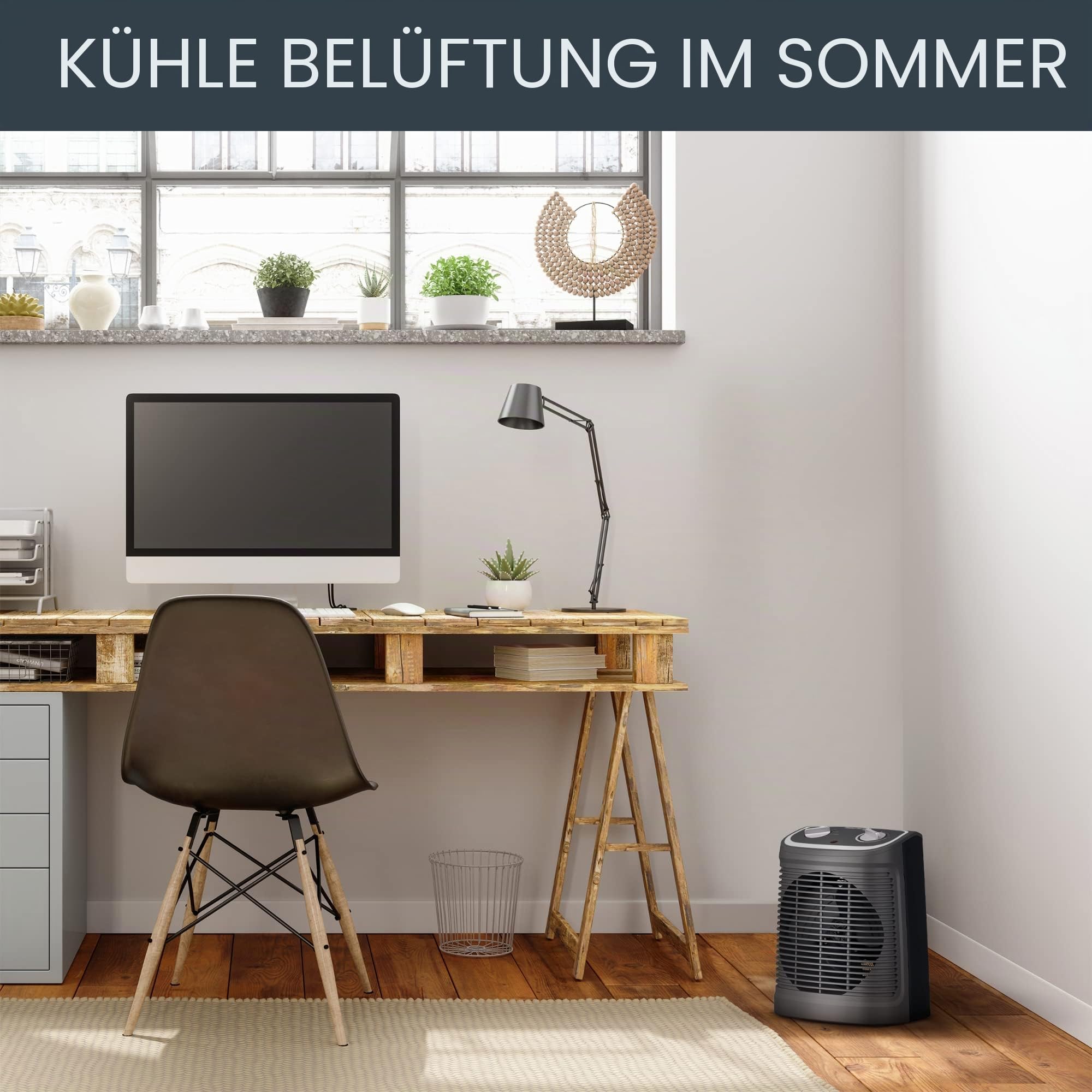 Rowenta SO2330 Instant Comfort | Heizlüfter | Frostschutzautomatik | Silence-Stufe | Compact | 2400 W | schwarz