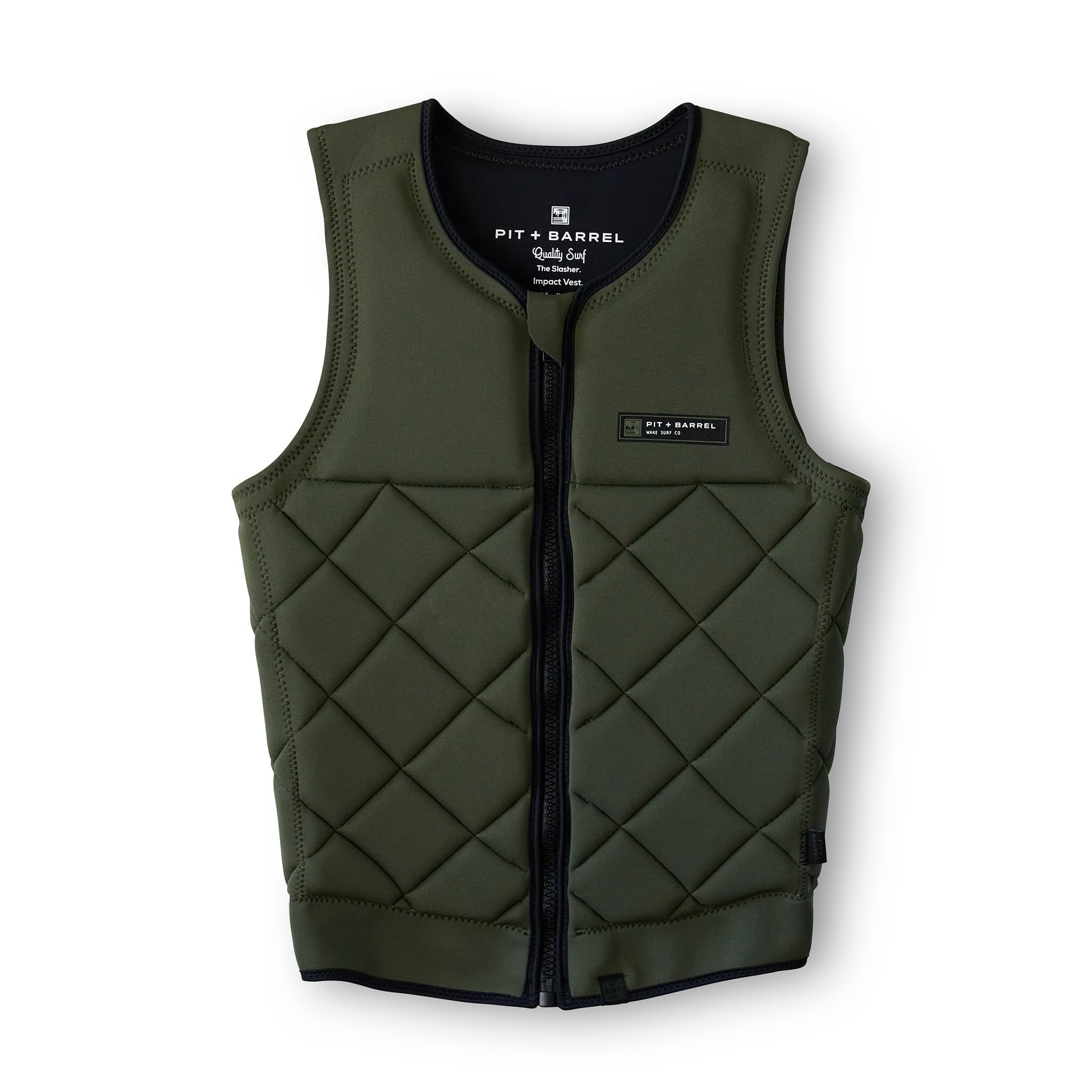Mens Neoprene Wakesurf Impact Vest for Boating by Pit + Barrel Wake Surf Co. - Designed for Wake Surf and Skimboard, but Great for All Watersports