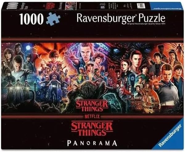 Ravensburger - Puzzle 1000 Piezas Stranger Things | Puzzle Adultos 70x50cm | Puzles 1000 Adultos | Rompecabezas Niños +14 Años | Puzzles 1000 Piezas De Stranger Things - 5