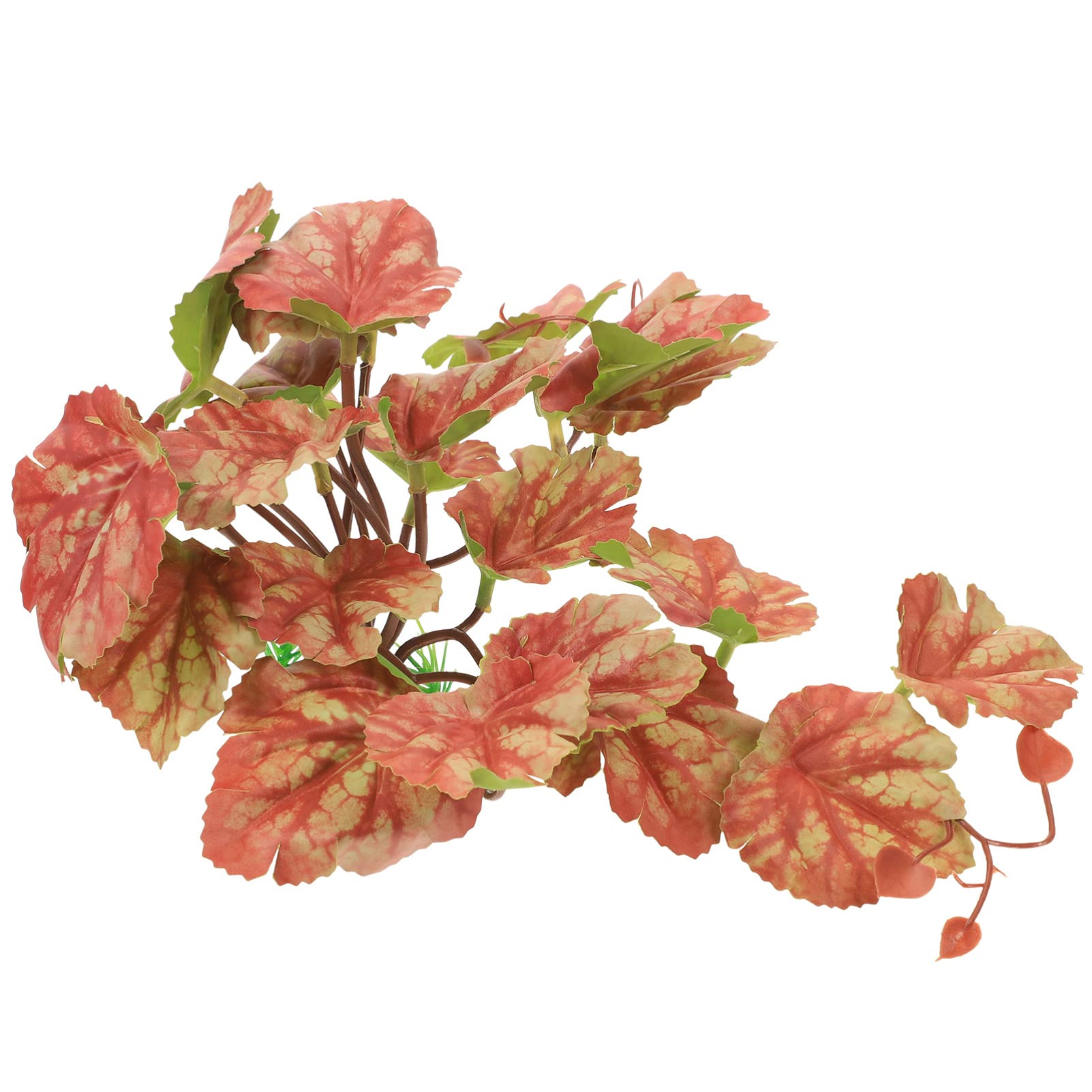 Yardwe 5pièces Plante Artificielle pour Terrarium Et Reptiles Décoration Simulée Ornement De Réservoir avec Cachettes pour Animaux Domestiques Accessoire pour Habitat Réaliste